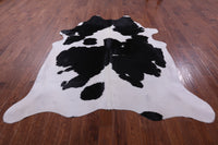 Thumbnail for Black & White Natural Cowhide Rug - XX-Large 7' 9