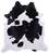 Black & White Natural Cowhide Rug - XX-Large 7' 9"H x 6' 10"W