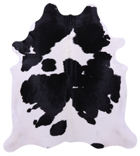 Thumbnail for Black & White Natural Cowhide Rug - XX-Large 7' 9