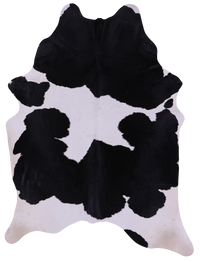 Thumbnail for Black & White Natural Cowhide Rug - XX-Large 8' 7