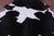 Black & White Natural Cowhide Rug - XX-Large 8' 7"H x 6' 7"W