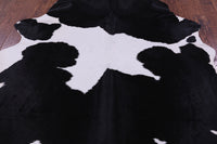 Thumbnail for Black & White Natural Cowhide Rug - XX-Large 8' 7