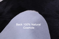 Thumbnail for Black & White Natural Cowhide Rug - XX-Large 8' 7