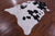 Black & White Natural Cowhide Rug - XX-Large 8' 2"H x 6' 3"W