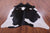 Black & White Natural Cowhide Rug - XX-Large 8' 0"H x 7' 1"W