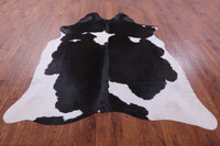 Thumbnail for Black & White Natural Cowhide Rug - XX-Large 8' 0