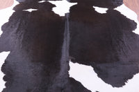 Thumbnail for Black & White Natural Cowhide Rug - XX-Large 8' 0