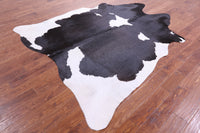 Thumbnail for Black & White Natural Cowhide Rug - XX-Large 8' 0