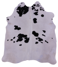 Thumbnail for Black & White Natural Cowhide Rug - XX-Large 7' 8