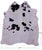 Black & White Natural Cowhide Rug - XX-Large 7' 8"H x 6' 7"W