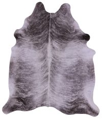 Thumbnail for Grey Brindle Natural Cowhide Rug - XX-Large 7' 8