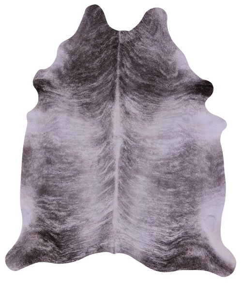 Grey Brindle Natural Cowhide Rug - XX-Large 7' 8