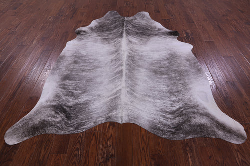 Grey Brindle Natural Cowhide Rug - XX-Large 7' 8
