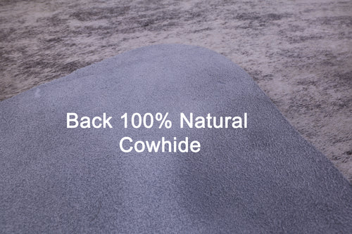 Grey Brindle Natural Cowhide Rug - XX-Large 8' 4