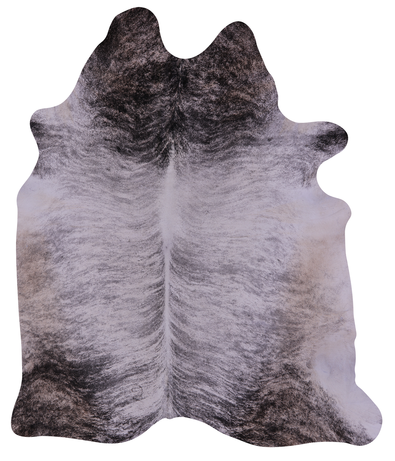 Grey Brindle Natural Cowhide Rug - XX-Large 8' 4"H x 7' 0"W