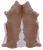 Brown & White Natural Cowhide Rug - XX-Large 7' 8"H x 6' 5"W