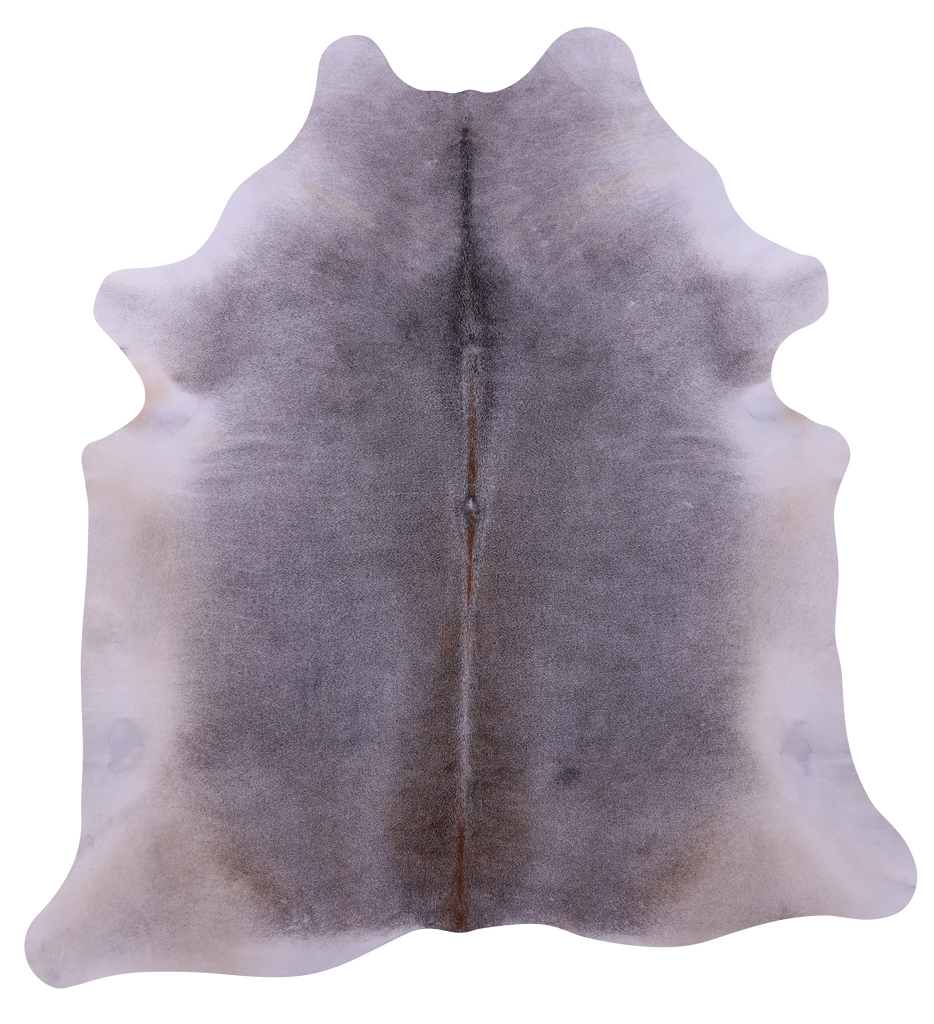 Grey Natural Cowhide Rug - XX-Large 7' 9"H x 7' 1"W