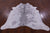 Grey & White Natural Cowhide Rug - X-Large 7' 6"H x 6' 3"W