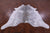 Grey & White Natural Cowhide Rug - XX-Large 7' 10"H x 7' 1"W