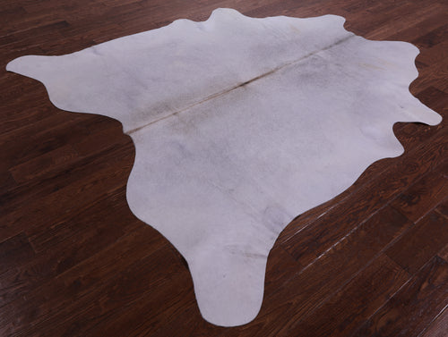Grey Natural Cowhide Rug - X-Large 7' 3