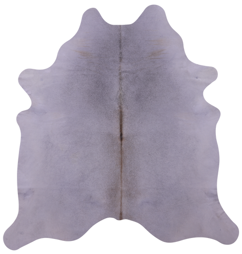 Grey Natural Cowhide Rug - X-Large 7' 3