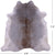 Grey & White Natural Cowhide Rug - X-Large 7' 0"H x 6' 8"W