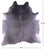 Grey Natural Cowhide Rug - Large 6' 10"H x 6' 2"W