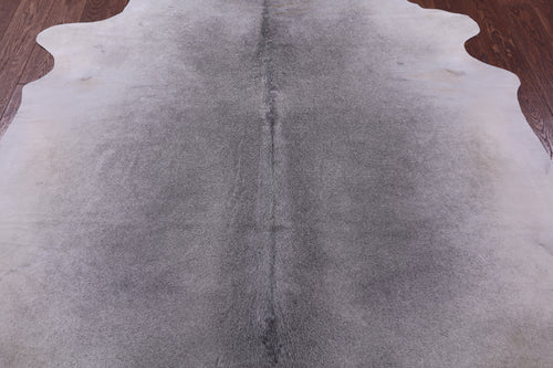 Grey Natural Cowhide Rug - X-Large 7' 2