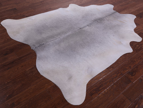 Grey Natural Cowhide Rug - X-Large 7' 2