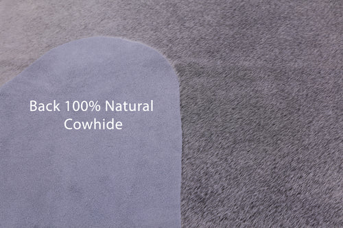 Grey Natural Cowhide Rug - X-Large 7' 2