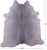 Grey Natural Cowhide Rug - X-Large 7' 2"H x 6' 8"W