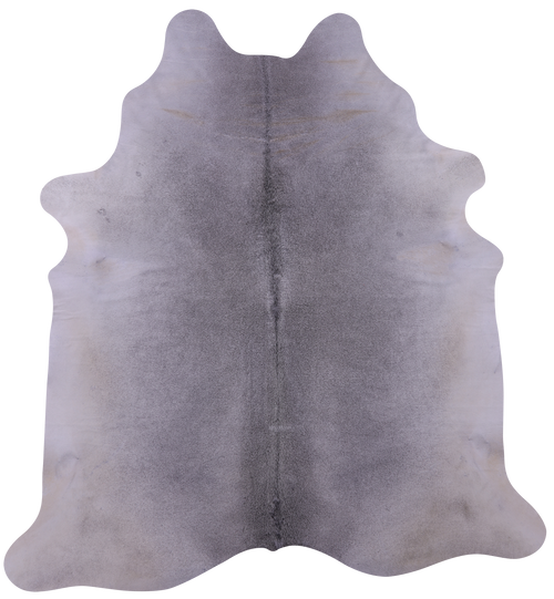 Grey Natural Cowhide Rug - X-Large 7' 2