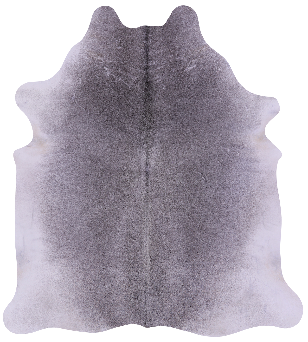 Grey Natural Cowhide Rug - X-Large 7' 1"H x 6' 5"W