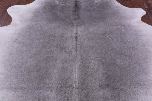 Grey Natural Cowhide Rug - X-Large 7' 1
