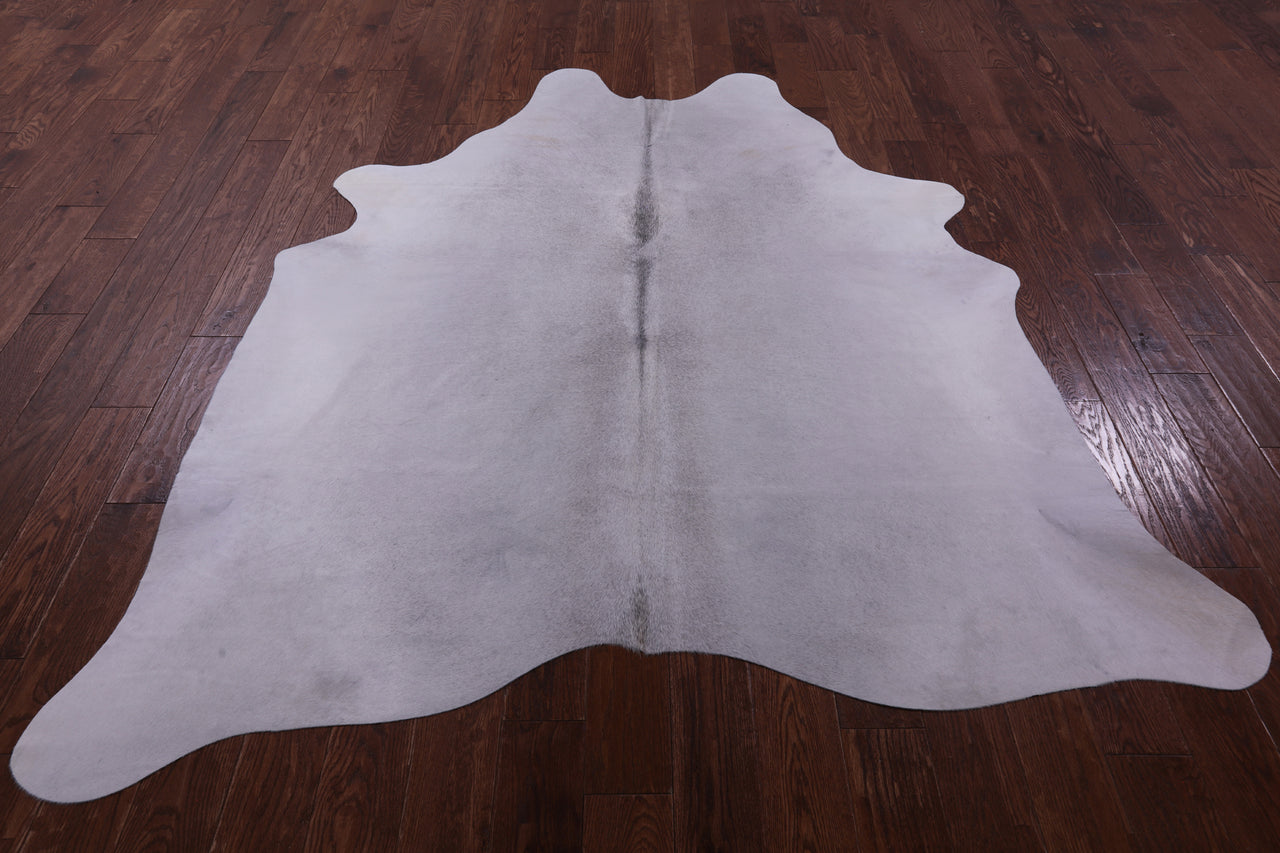 Grey Natural Cowhide Rug - X-Large 7' 6"H x 6' 3"W