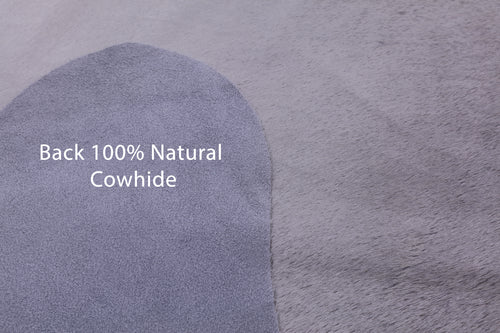 Grey Natural Cowhide Rug - X-Large 7' 6