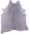Grey Natural Cowhide Rug - X-Large 7' 6"H x 6' 3"W