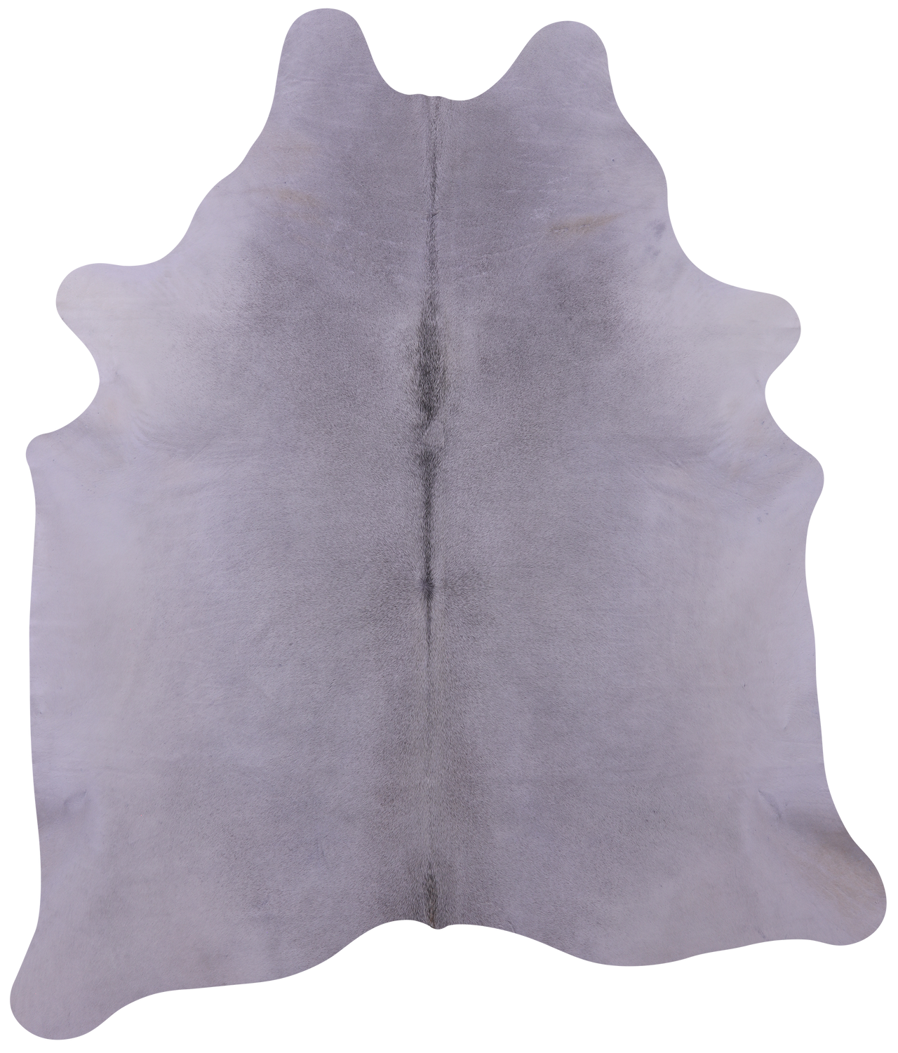 Grey Natural Cowhide Rug - X-Large 7' 6"H x 6' 3"W