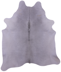 Thumbnail for Grey Natural Cowhide Rug - X-Large 7' 6
