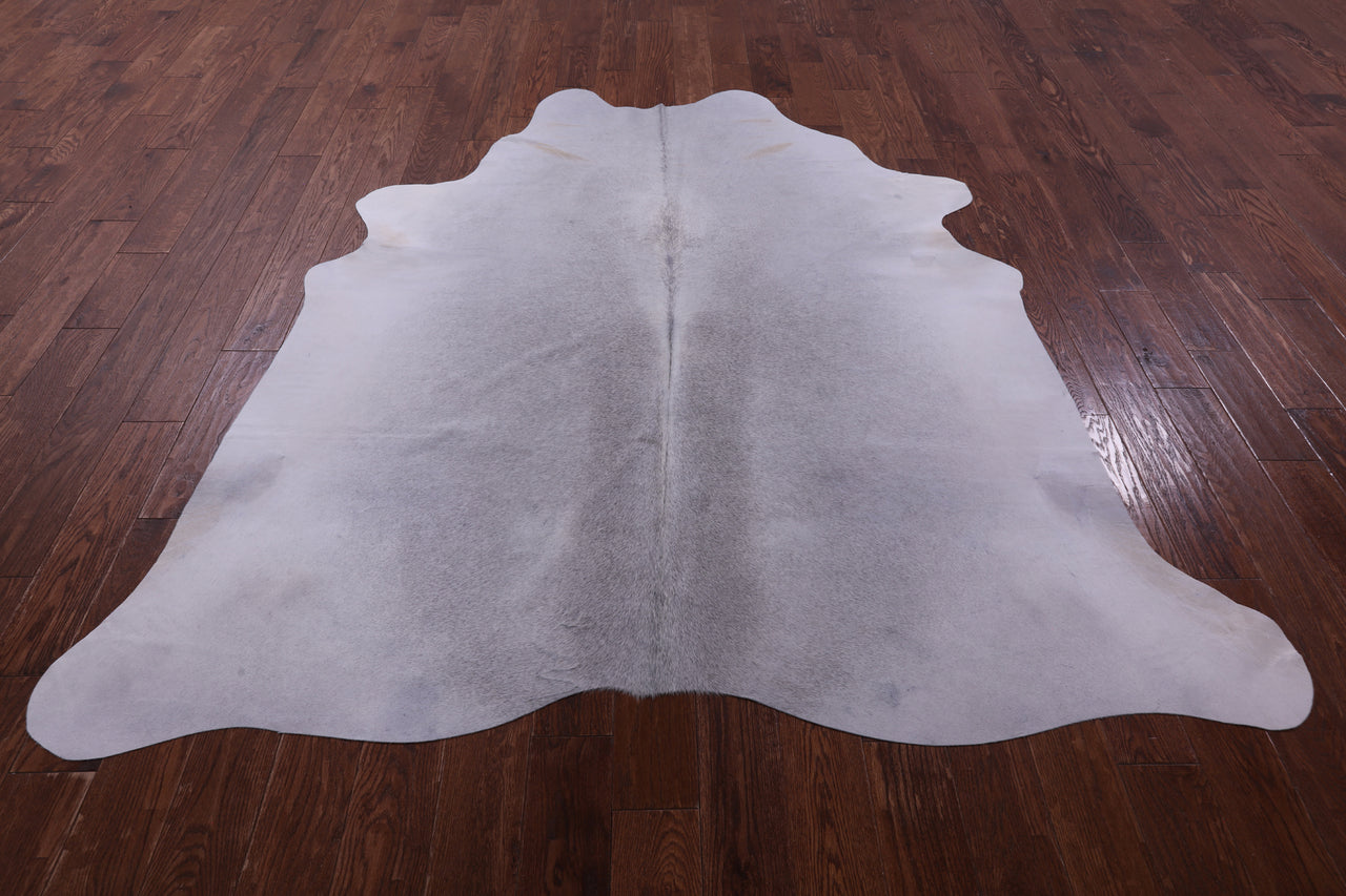 Grey Natural Cowhide Rug - X-Large 7' 2"H x 6' 8"W