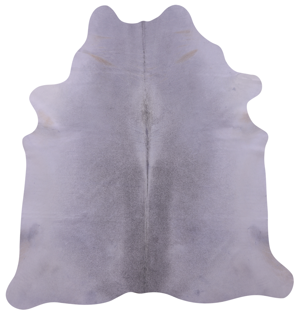 Grey Natural Cowhide Rug - X-Large 7' 2"H x 6' 8"W