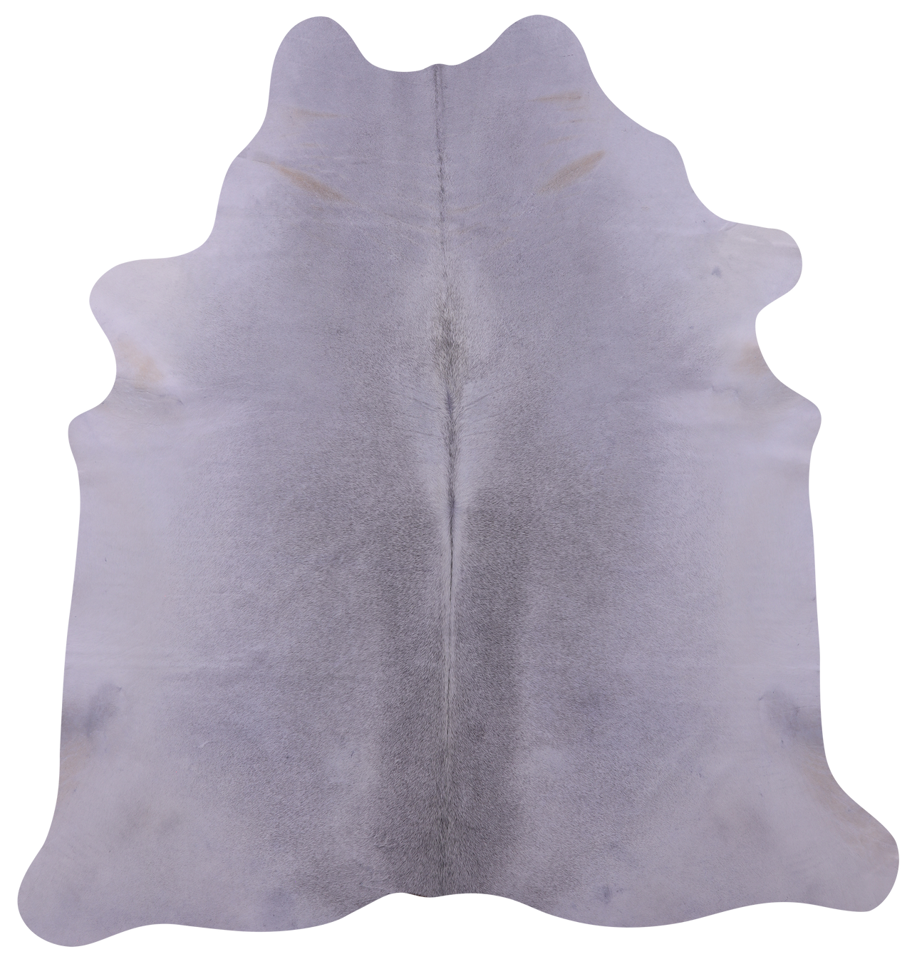 Grey Natural Cowhide Rug - X-Large 7' 2"H x 6' 8"W