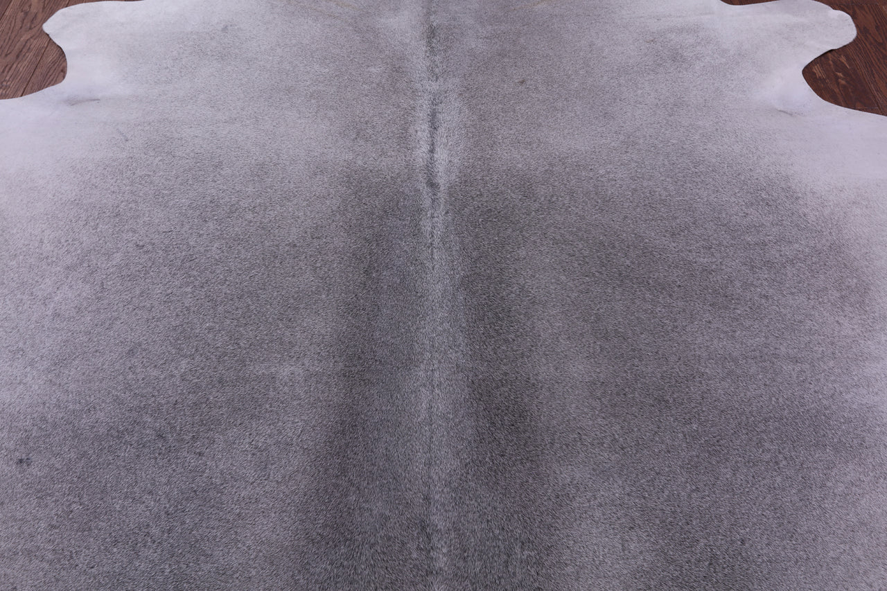 Grey Natural Cowhide Rug - X-Large 7' 2"H x 6' 5"W