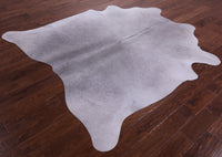 Thumbnail for Grey Natural Cowhide Rug - X-Large 7' 2