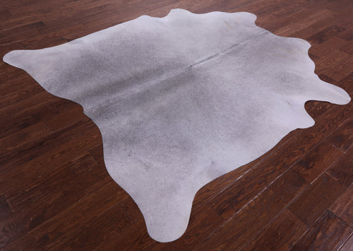 Grey Natural Cowhide Rug - X-Large 7' 2
