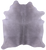 Grey Natural Cowhide Rug - X-Large 7' 2"H x 6' 5"W