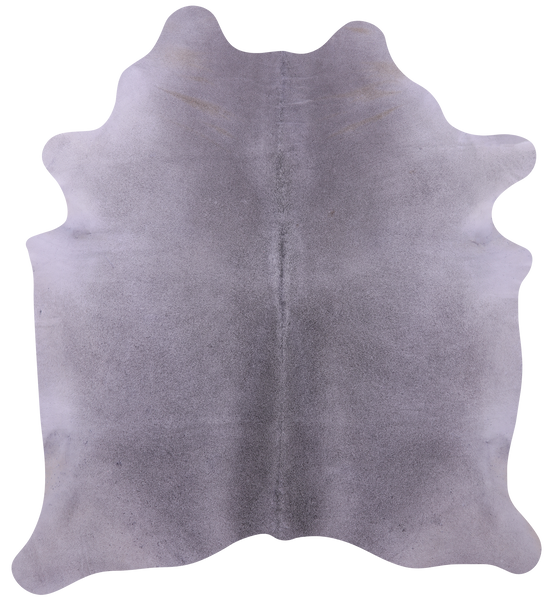 Grey Natural Cowhide Rug - X-Large 7' 2"H x 6' 5"W