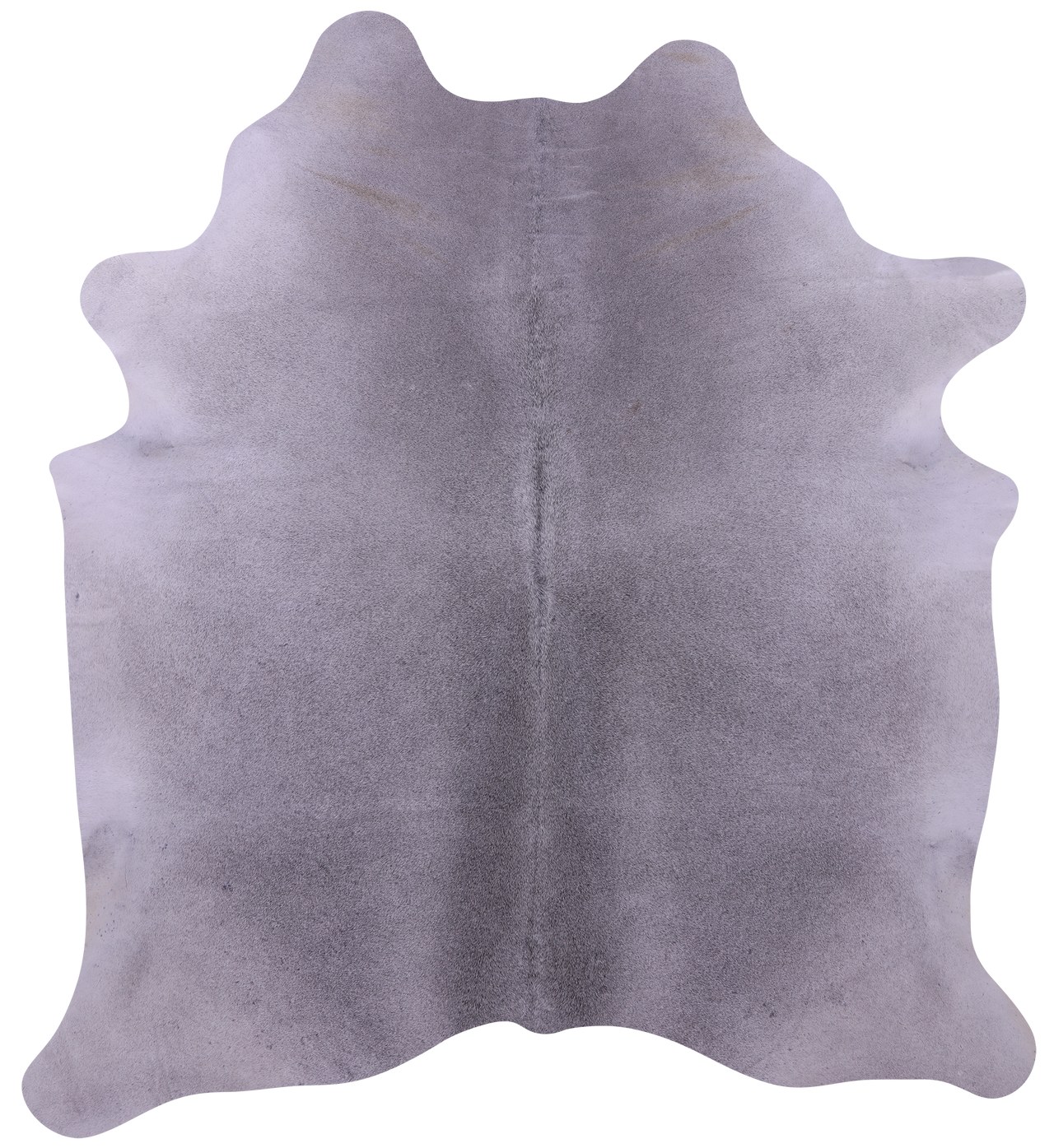 Grey Natural Cowhide Rug - X-Large 7' 2"H x 6' 5"W