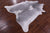 Grey & White Natural Cowhide Rug - XX-Large 7' 10"H x 7' 0"W