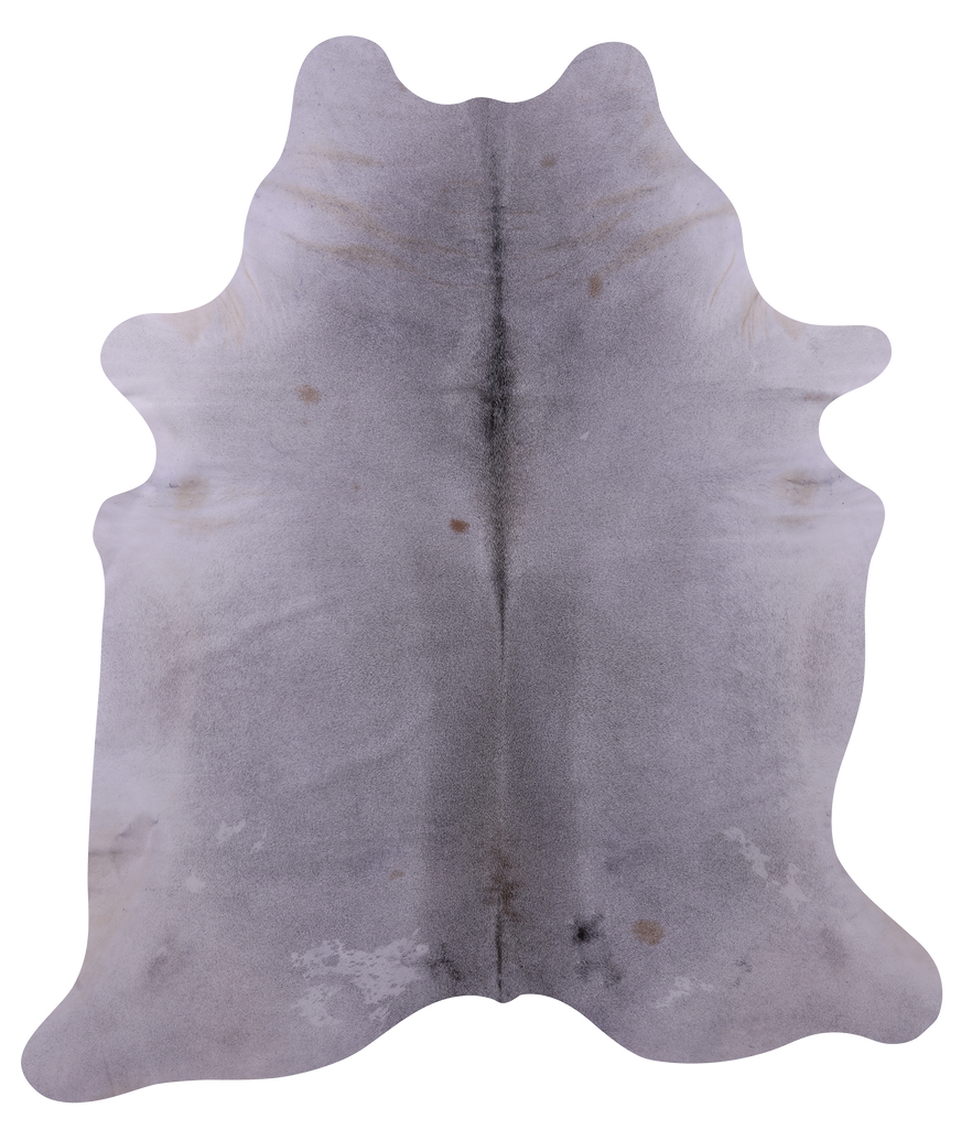 Grey Natural Cowhide Rug - XX-Large 8' 0"H x 7' 0"W
